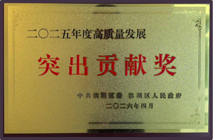 沐创荣获2025年度滨湖区高质量发展突出贡献集体
