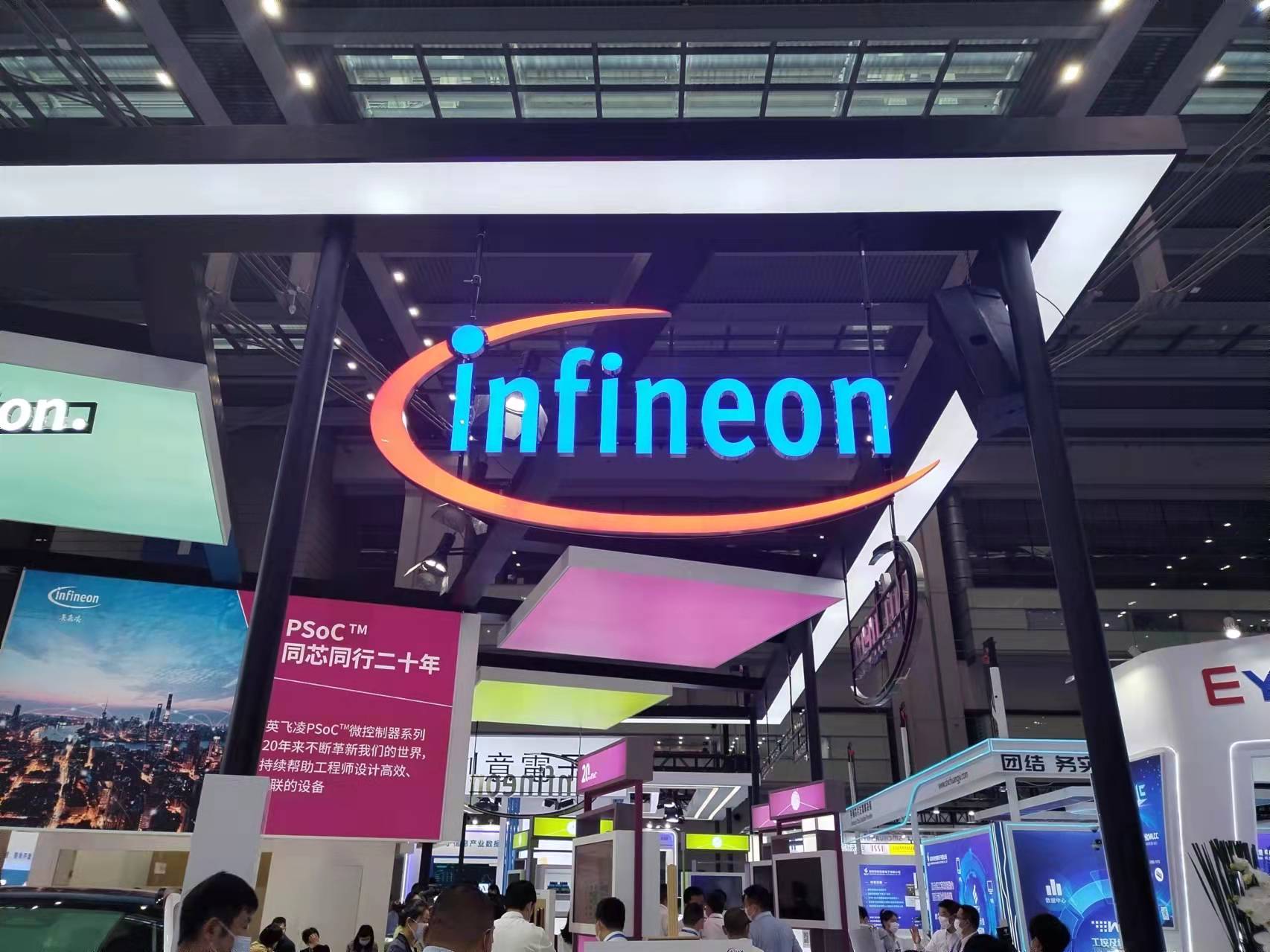 German chip giant Infineon'