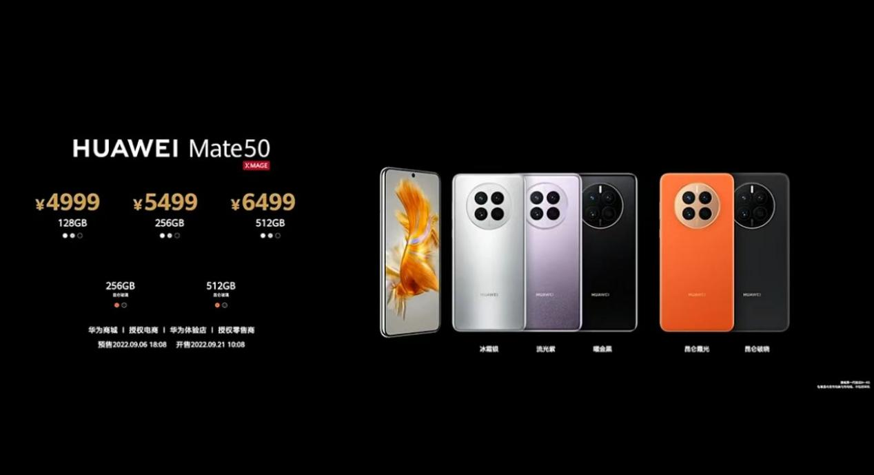 Chinese Tech Giant Huawei Launches Its Flagship Mate 50 Series With The Industry First Satellite 