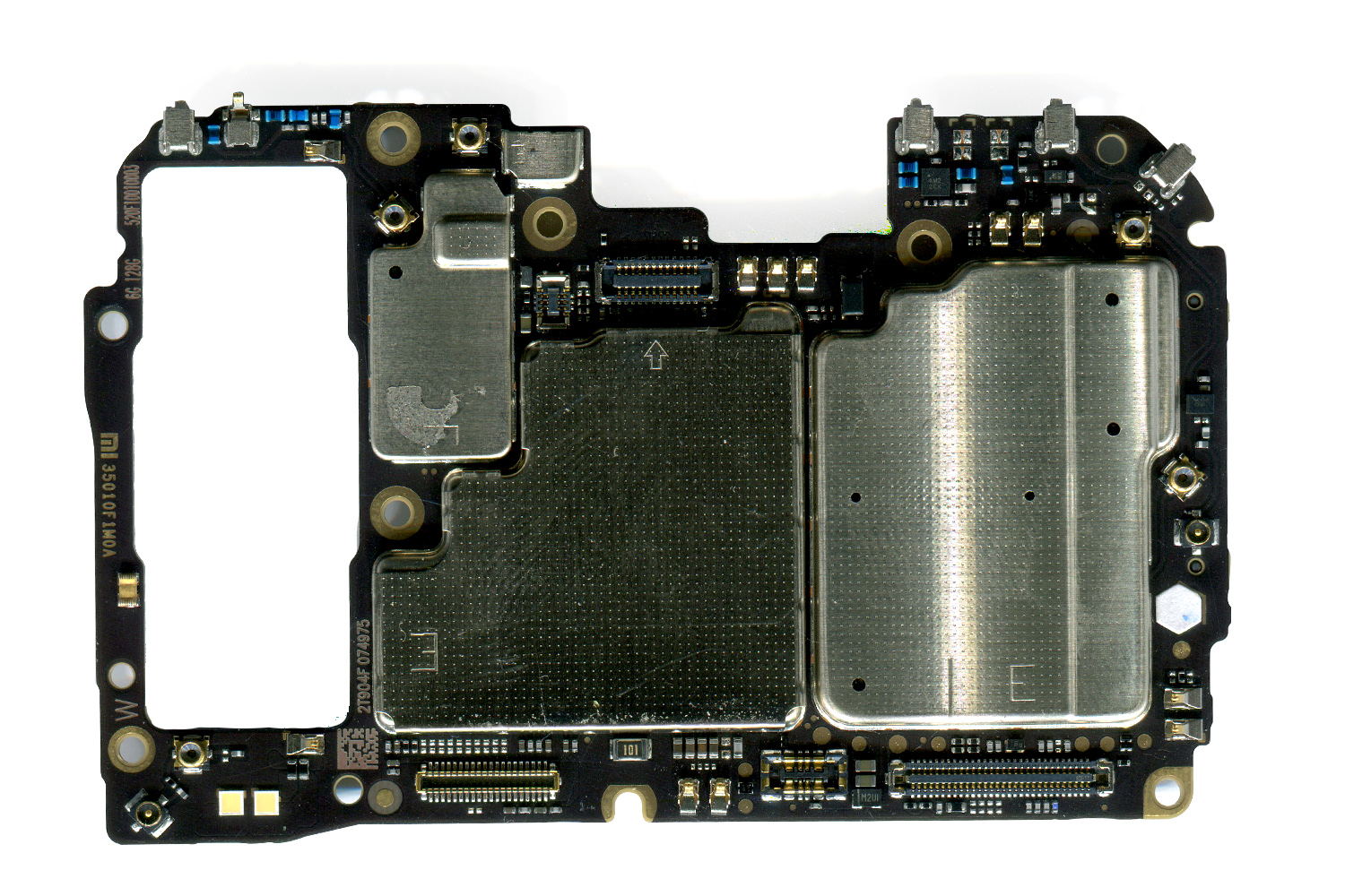 华为mate9手机主板烧穿一个洞导致不开机，挖掉损坏板层飞线外挂芯片解决_哔哩哔哩_bilibili
