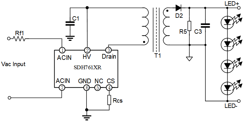 三箭齐发--杭州士兰微电子推出ASOP7/SOP7/SOP4多系列LED照明驱动方案