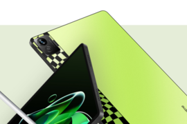 realme首款平板电脑官宣：荧绿棋盘配色，5月26日发布