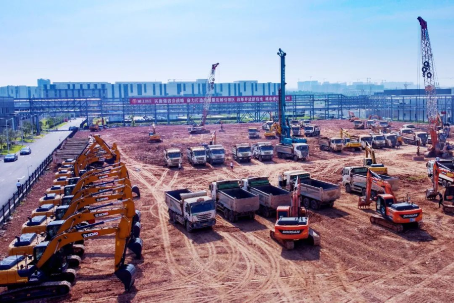 总投资80亿元，湖南三安半导体项目二期工程正式开工