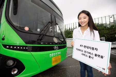 KT与现代汽车合作扩大电动巴士部署，未来将推广联网汽车平台