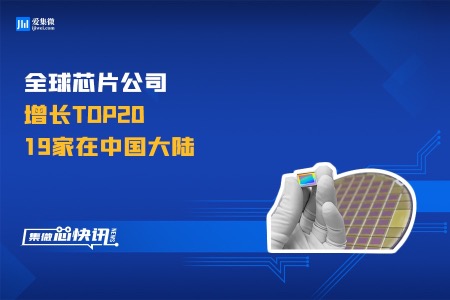 全球芯片公司增长TOP20，19家在中国大陆