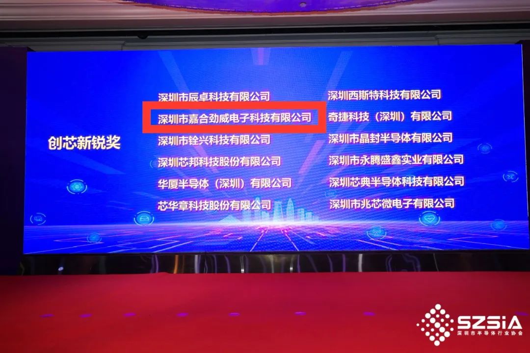 喜讯嘉合劲威powev荣获年度创芯新锐奖