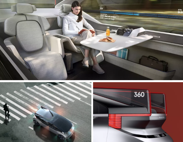 沃尔沃展示360c全自动驾驶轿车概念