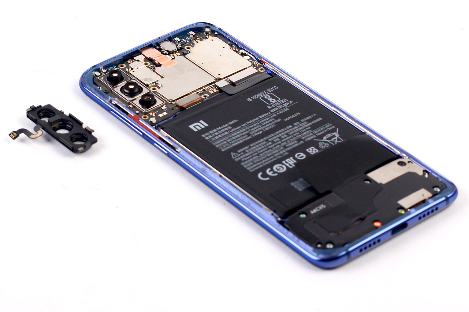 集微拆评小米9拆解几乎每个部件都配备了散热材质